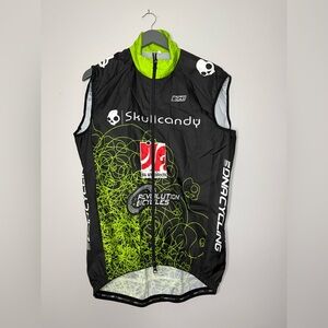 DNA Black and Green Men's Cycling Vest